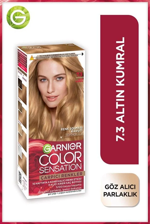 Garnier Color Sensation Saç Boyası – 7.3 Altın Kumral