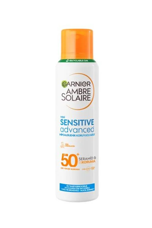 Garnier Ambre Solaire Sensitive Advanced Hipoalerjenik Güneş Koruyucu Mist Spf 50+ 150 ml