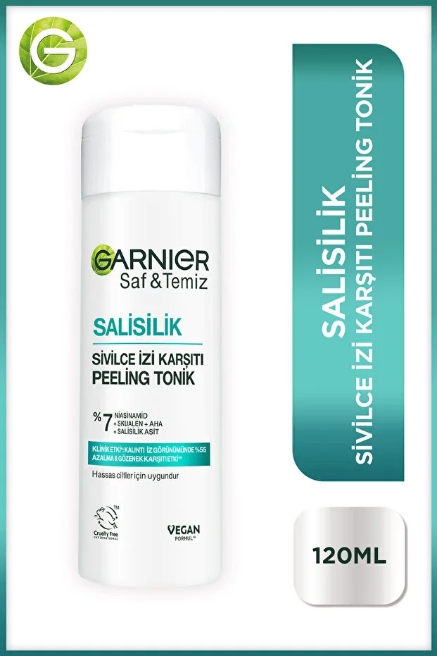 Garnier Salisilik Sivilce İzi Karşıtı Peeling Tonik 120 ml