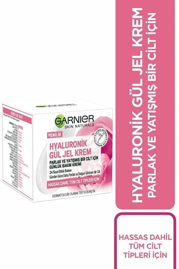 Garnier Hyaluronik Gül Jel-Krem Günlük Bakım