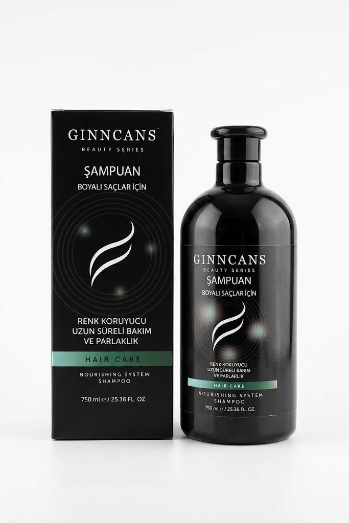 Ginncans Saç Şampuanı 750 ml – Boyalı Saçlar İçin Ginncans Saç Şampuanı 750 ml – Boyalı Saçlar İçin