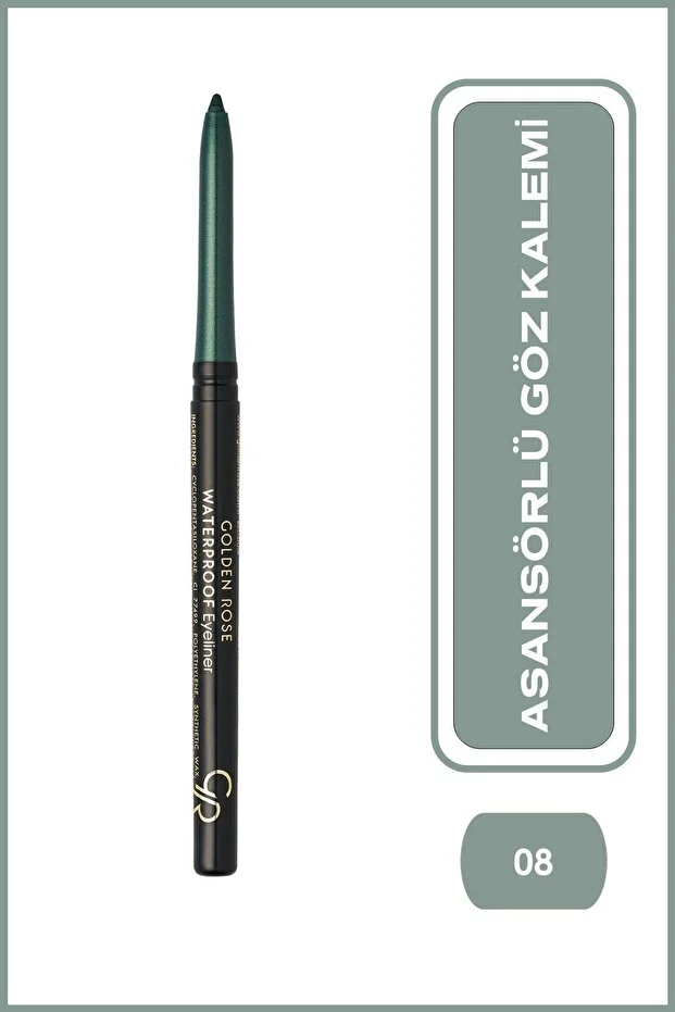 WATERPROOF AUTOMATİC EYELİNER ASANSÖRLÜ GÖZ KALEMİ 0,02 G – 08 WATERPROOF AUTOMATİC EYELİNER ASANSÖRLÜ GÖZ KALEMİ 0,02 G – 08