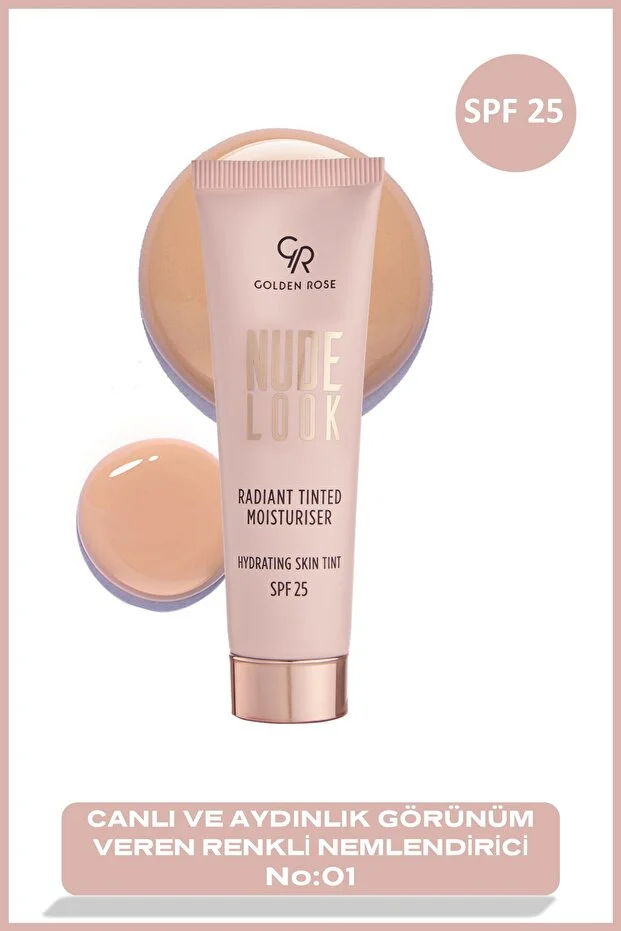 Nude Look Deep Tint Renkli Nemlendirici SPF 25 Cilt Tonunu Eşitleyen Yağsız Formül – 01 Nude Look Deep Tint Renkli Nemlendirici SPF 25 Cilt Tonunu Eşitleyen Yağsız Formül – 01