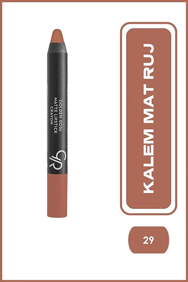 Golden Rose Matte Lipstick Crayon – NO:29