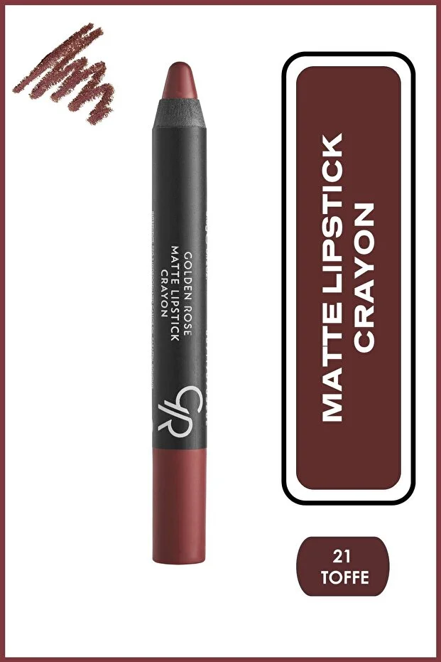 Golden Rose Matte Lipstick Crayon – NO:21