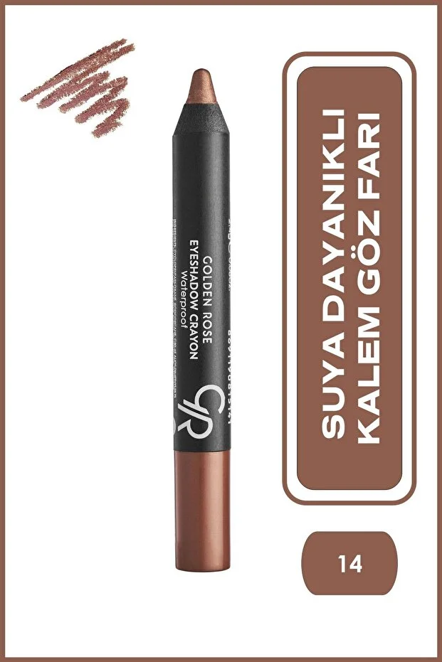 Golden Rose Glitter Eyeshadow Crayon Waterproof – 14
