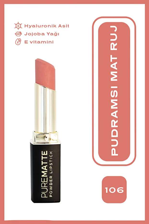Golden Rose Pure Matte Powder Lipstick – NO:106