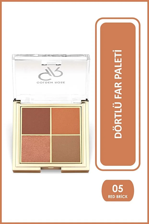 Golden Rose Quattro Eyeshadow Palette – NO:05