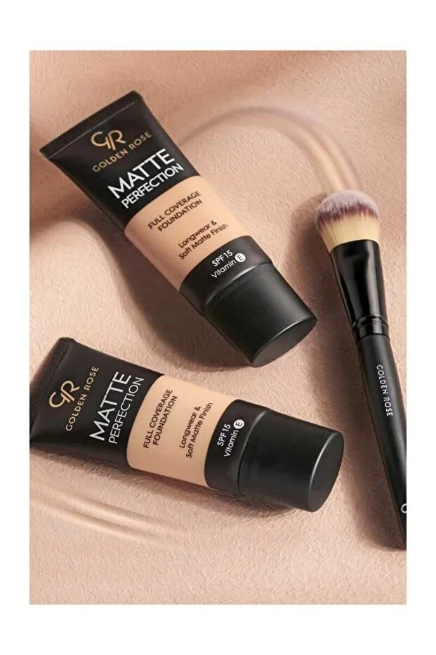 Golden Rose Matte Perfection Foundation – Natural 05 Söğüt Özü & Üzüm Çekirdeği Yağlı Mat Fondöten