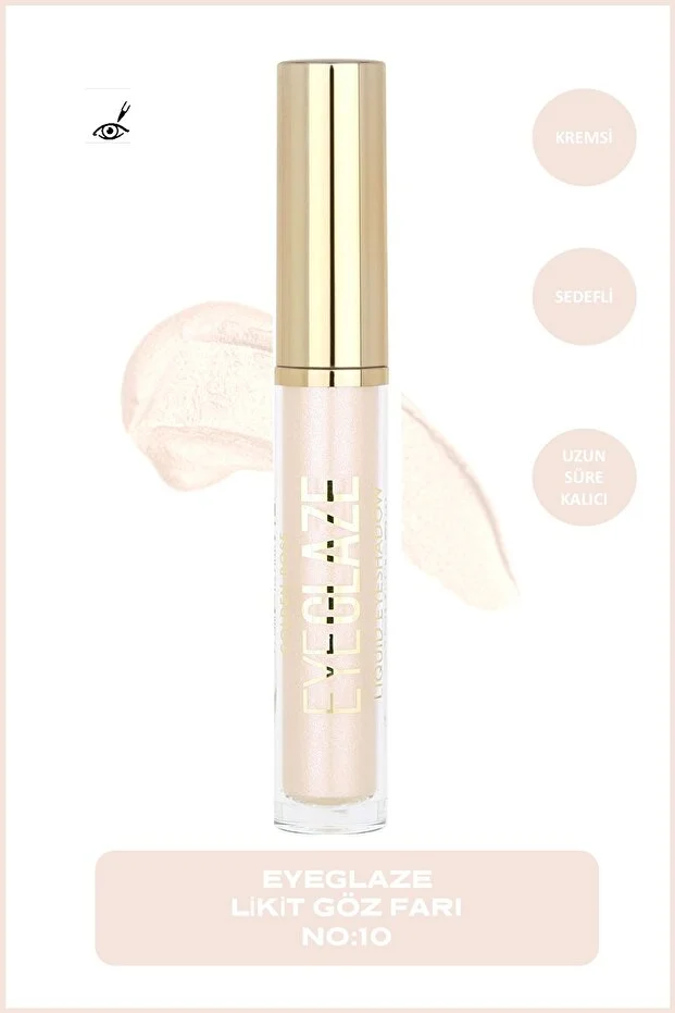 Golden Rose Eye Glaze Liquid Eyeshadow – 10 Quartz