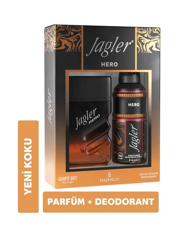 Jagler Erkek Parfüm Seti – Hero 90Ml Edt+150Ml Deo