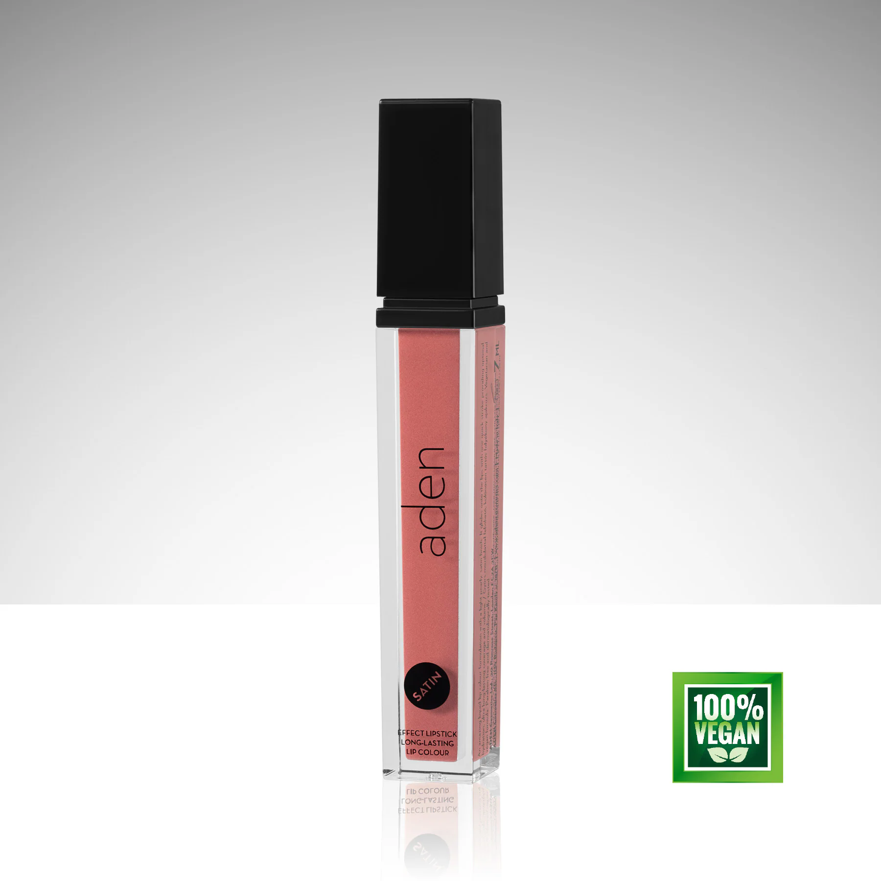 Aden Satin Effect Lipstick - Saten Etkili Likit Ruj – 02 Sheer Salmon(Mercan Şeftalisi)