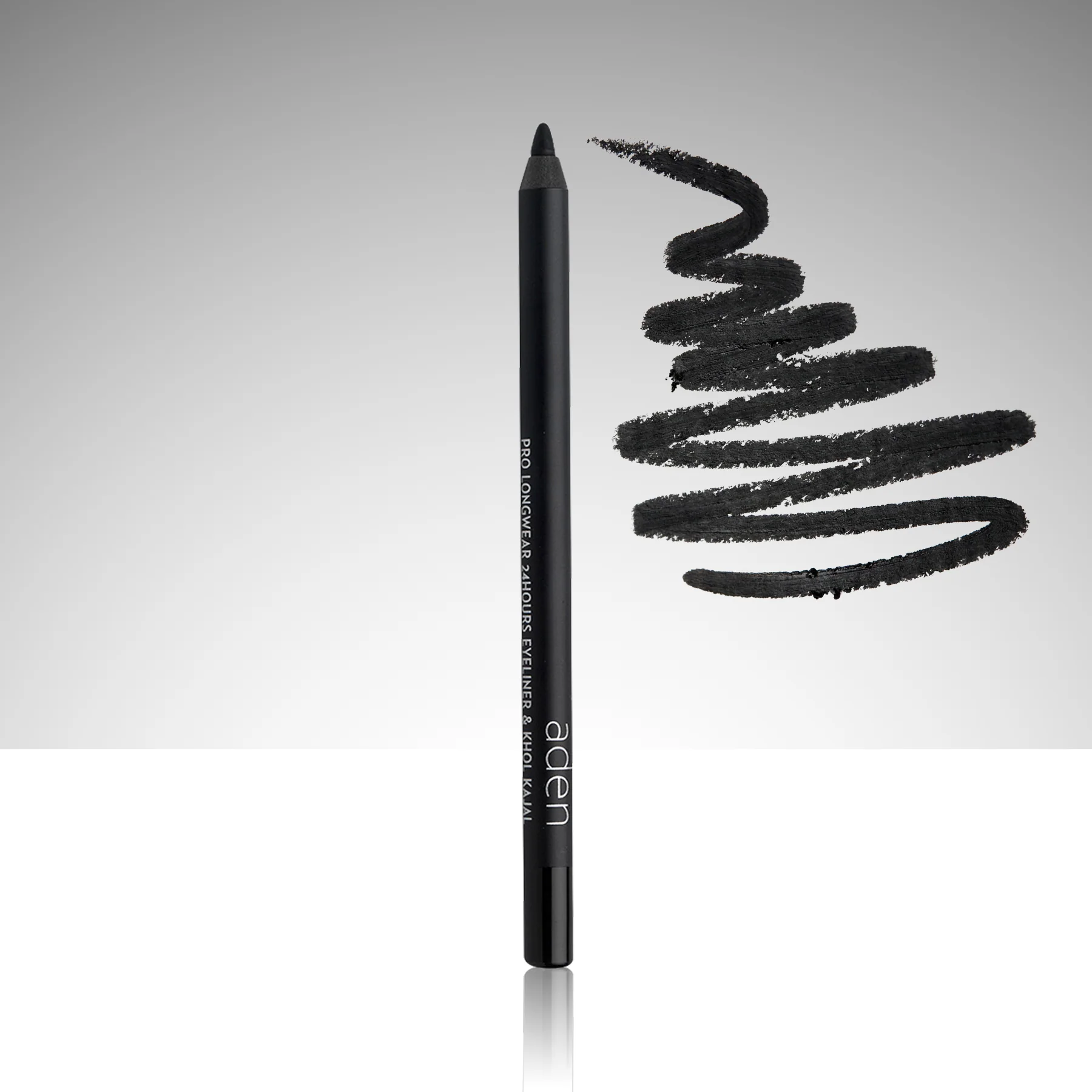 Aden Eyeliner Pencil 24 Hours Longwear - 24 Saat Kalıcı Eyeliner Kalem Black (Siyah)