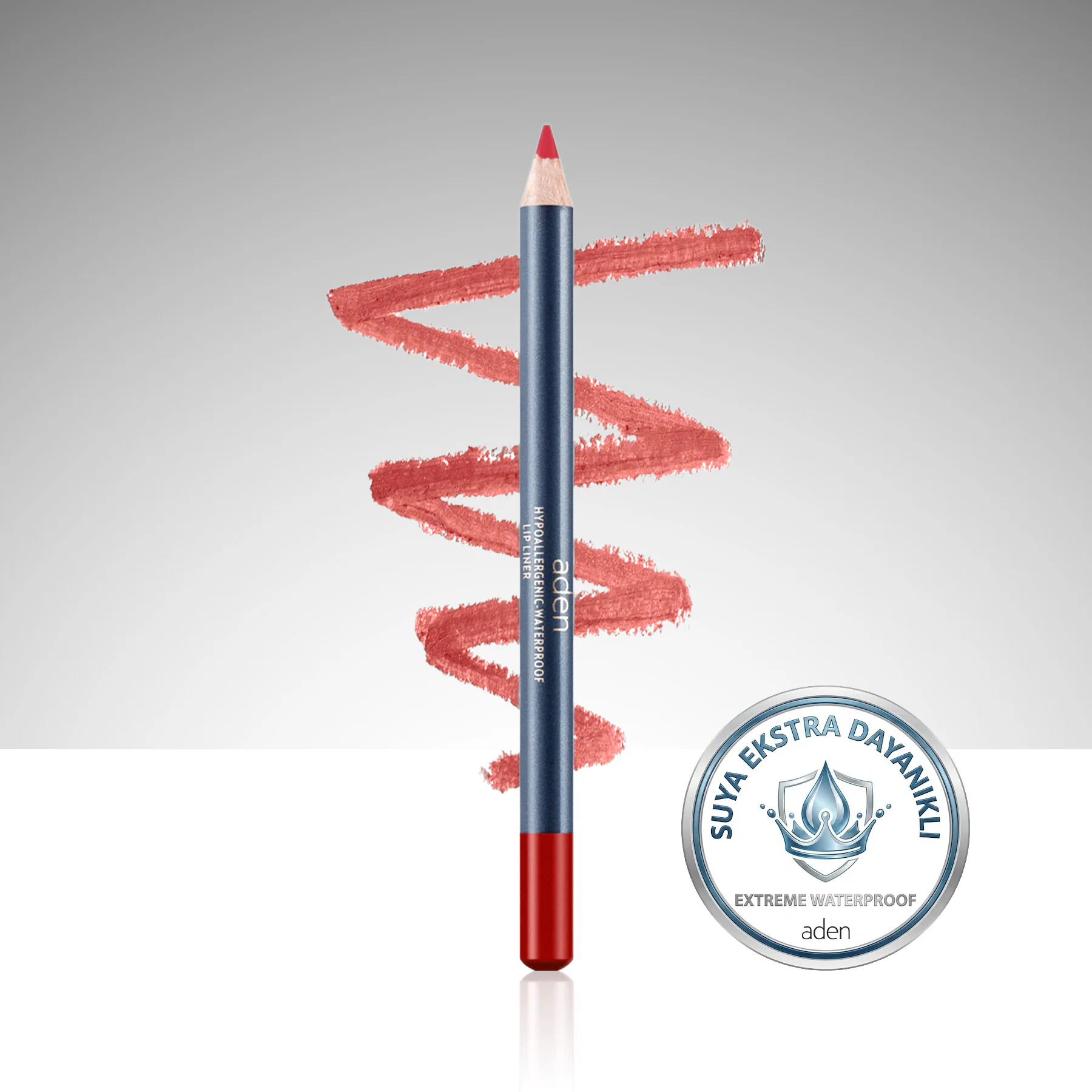 Aden Lipliner Pencil - Dudak Kalemi – 42 Tulip(Kırmızı)
