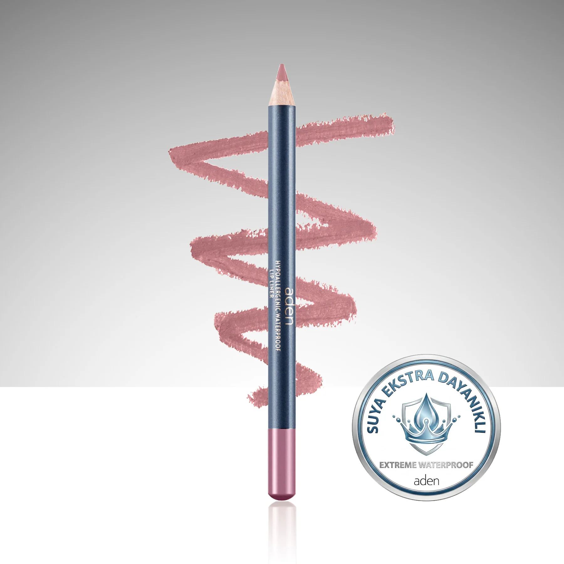 Aden Lipliner Pencil - Dudak Kalemi – 62 Extreme Nude(Doğal Bej)
