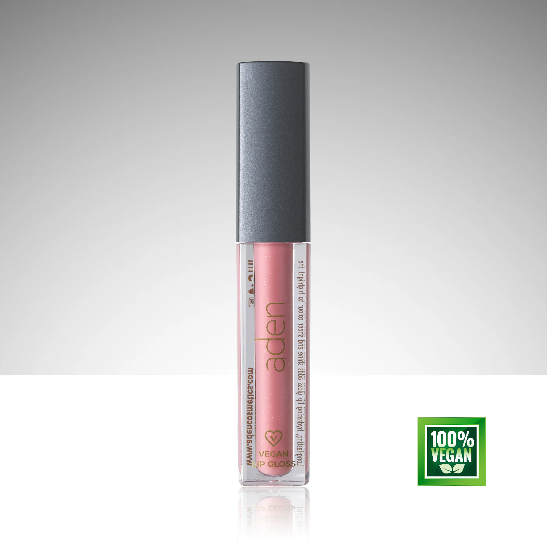 Aden Vegan Lipgloss - Vegan Dudak Parlatıcısı – 01 Pale Pink(Soluk Pembe)