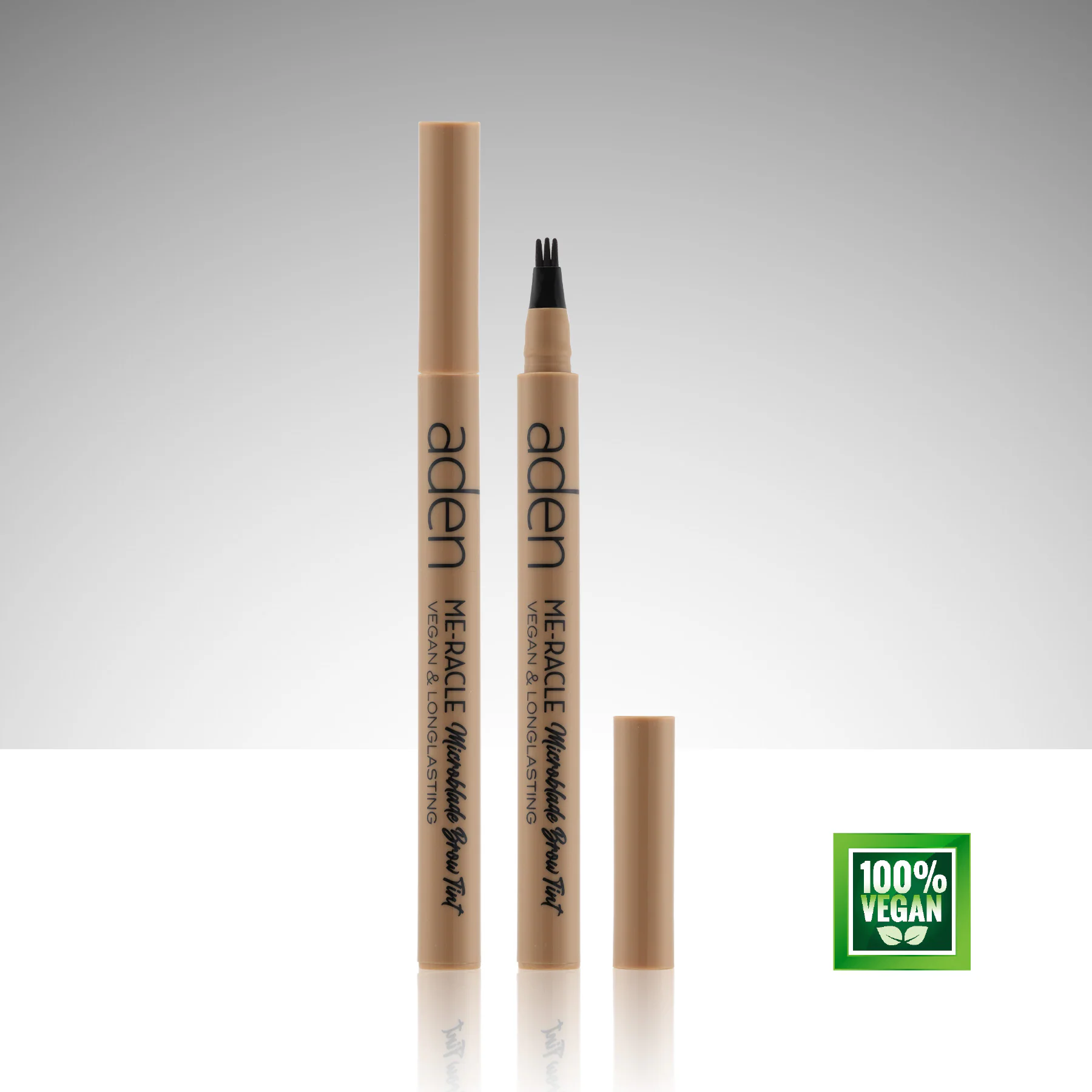 Aden Me-Racle Microblading Brow Tint - Microblading Kaş Tinti – Greyish-Black(Grimsi Siyah)