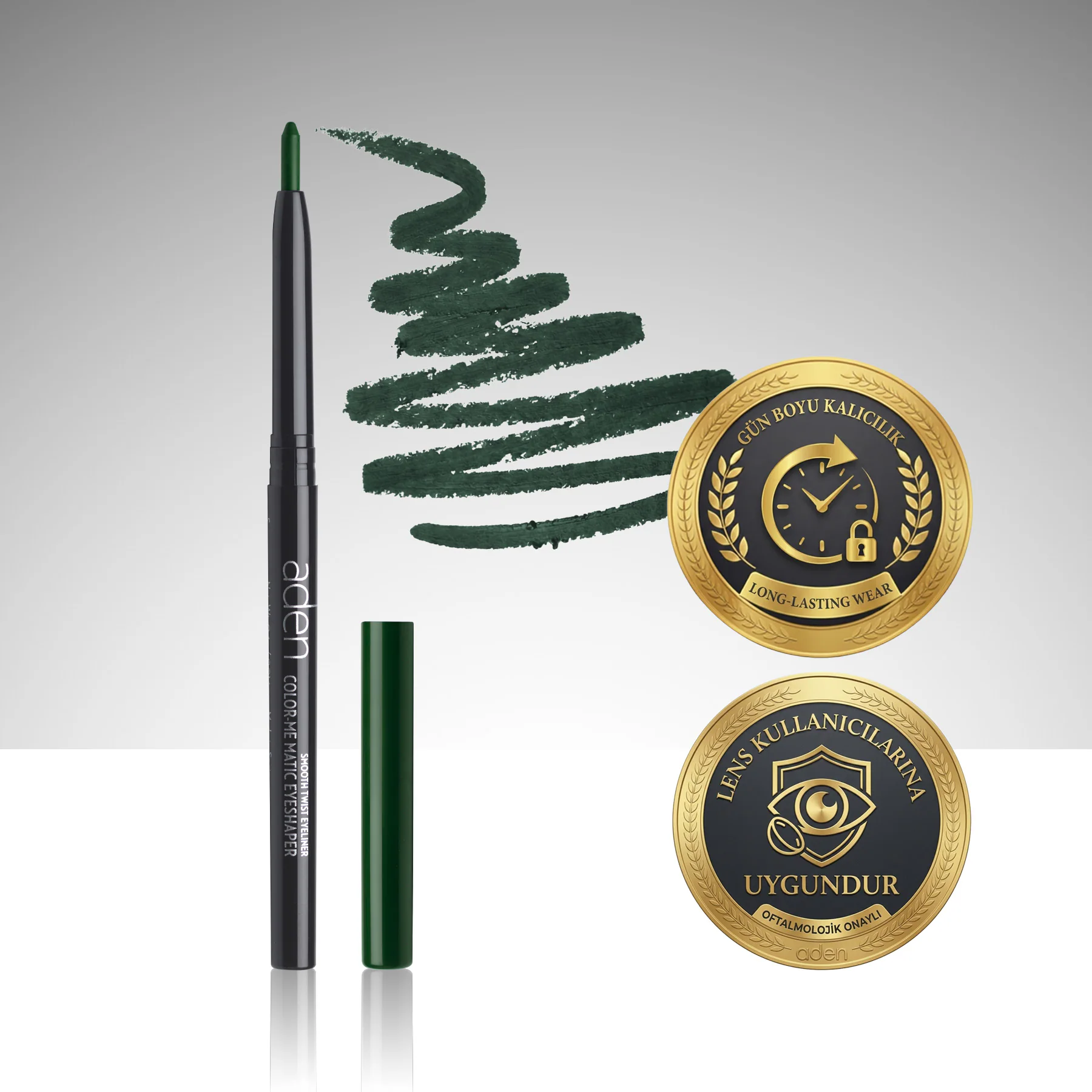 Aden Color-Me Matic Eyeshaper - Asansörlü Göz Kalemi – 05 Khaki(Haki)